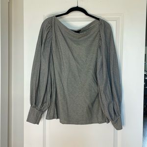 Ann Taylor Boat Neck Blouse SZ XL EUC